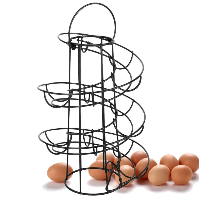 BowLift | Spiral Rolling Egg Dispenser Rack