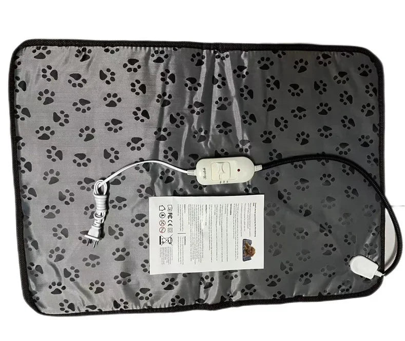 Skanto | PawTherm Heated Pet Mat | Temperature Control & Timer | Waterproof & Safe | For Dogs & Cats