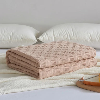 Skanto | Aurelina Cotton Gauze Throw | 100% Cotton | Breathable & Skin-Friendly | Perfect for Sofa, Bed & Office