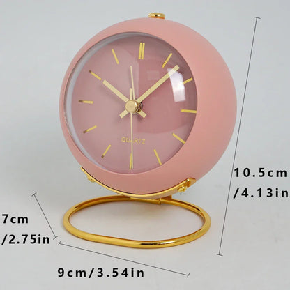 Minimalist Scandinavian Desk Clock with Silent Quartz Movement | Skanto