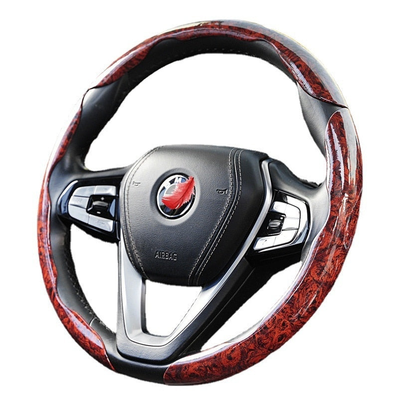 BowLift | Non-Slip Wood Grain Car Wheel Cover