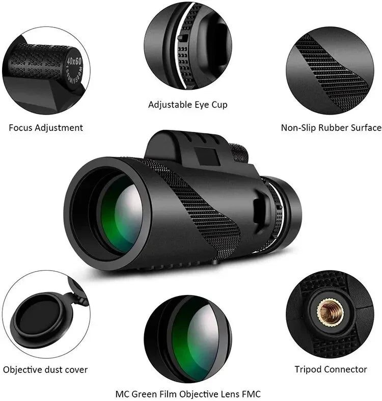 BowLift | Professional High Power Monocular Telescope