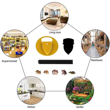 Skanto | Automatic Reset Mouse Trap for Home and Garden Pest Control