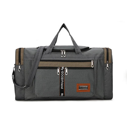 BowLift | Travinero Foldable Travel Bag Men | Large Capacity | Waterproof Shoulder Bag for Business Trips & Short Trips | Sports & Leisure Bag