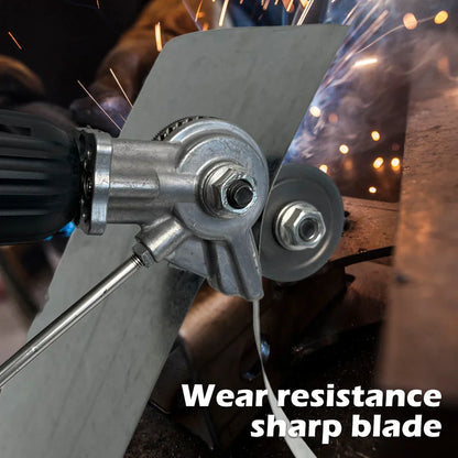 Skanto | Electric Drill Cutting Attachment: Metal Double Cutter Tool - Sheet Metal Hole Cutter Drill for Copper Plate