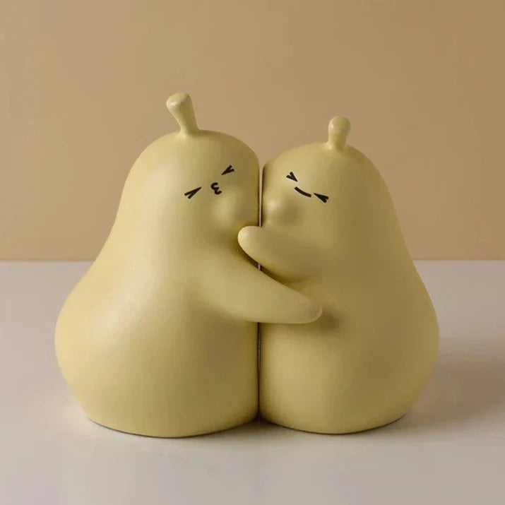 Hugging Pear Bookends | Bowlift