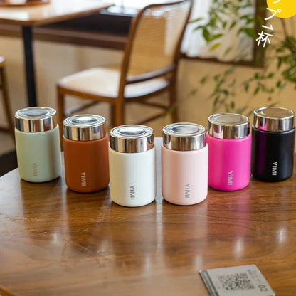Skanto | 230ml Mini 316 Stainless Steel Portable Thermos - Pocket Vacuum Flask