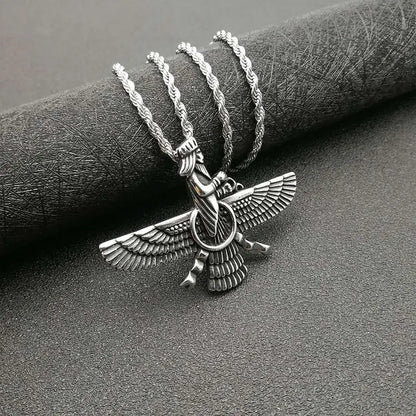 BowLift | Zoroastrian Faravahar / Ahura Mazda Pendant Necklaces
