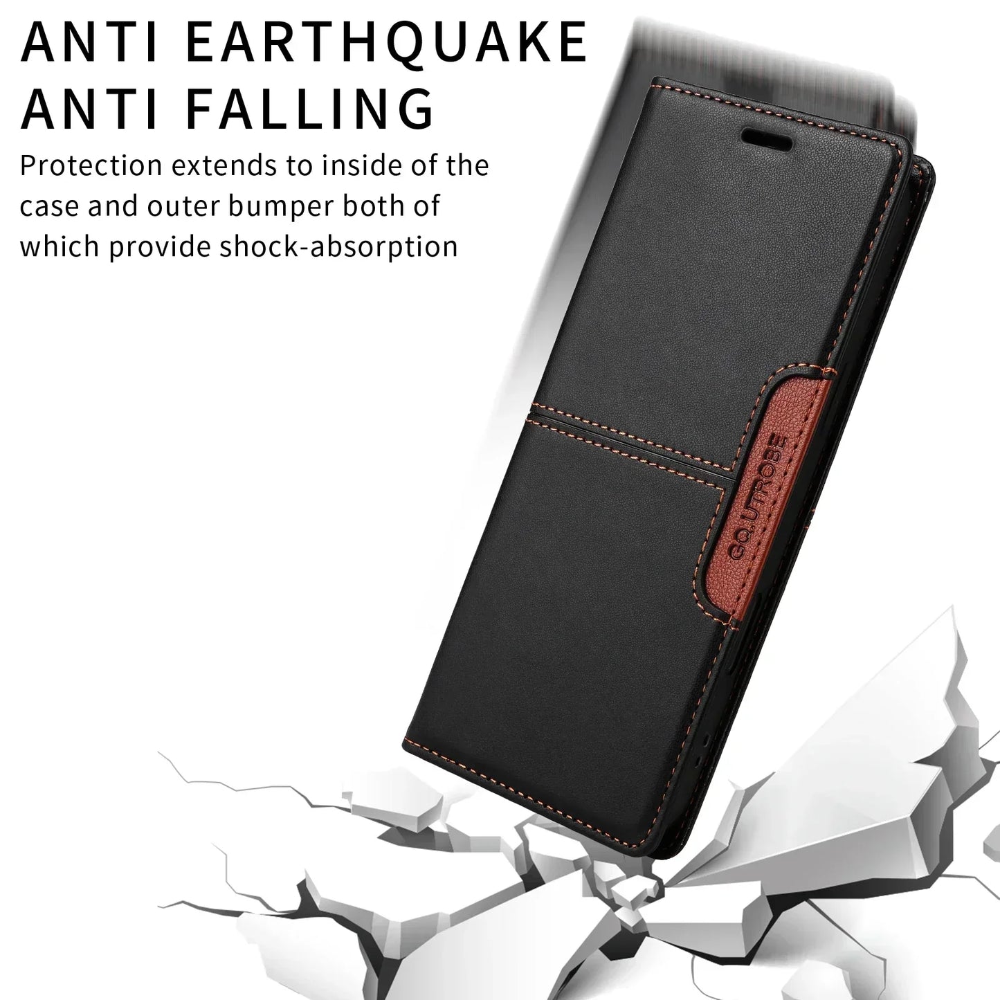 Sandsberg | RFID Flip Leather Samsung S25/S24/S23 Magnetic Wallet Case