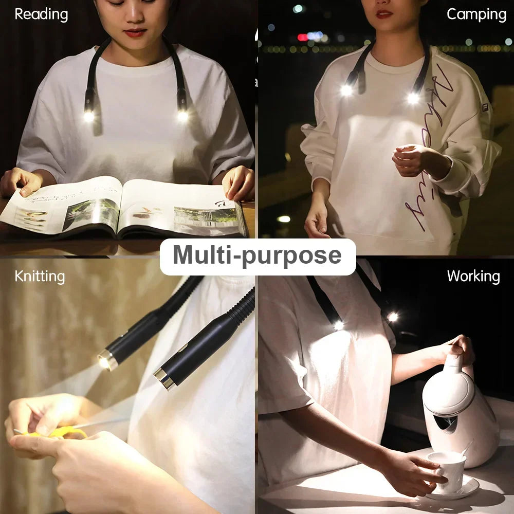 Skanto | LED Rechargeable Neck Lamp with 3 Modes