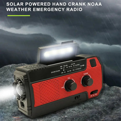 Emergency solar radio