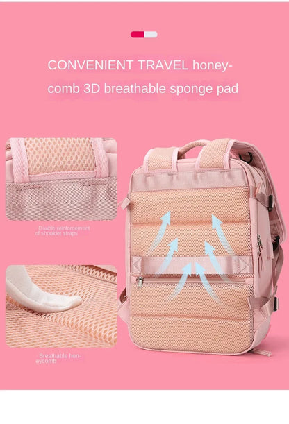 Skanto | Travel Carry-On Backpack with Shoe Compartment