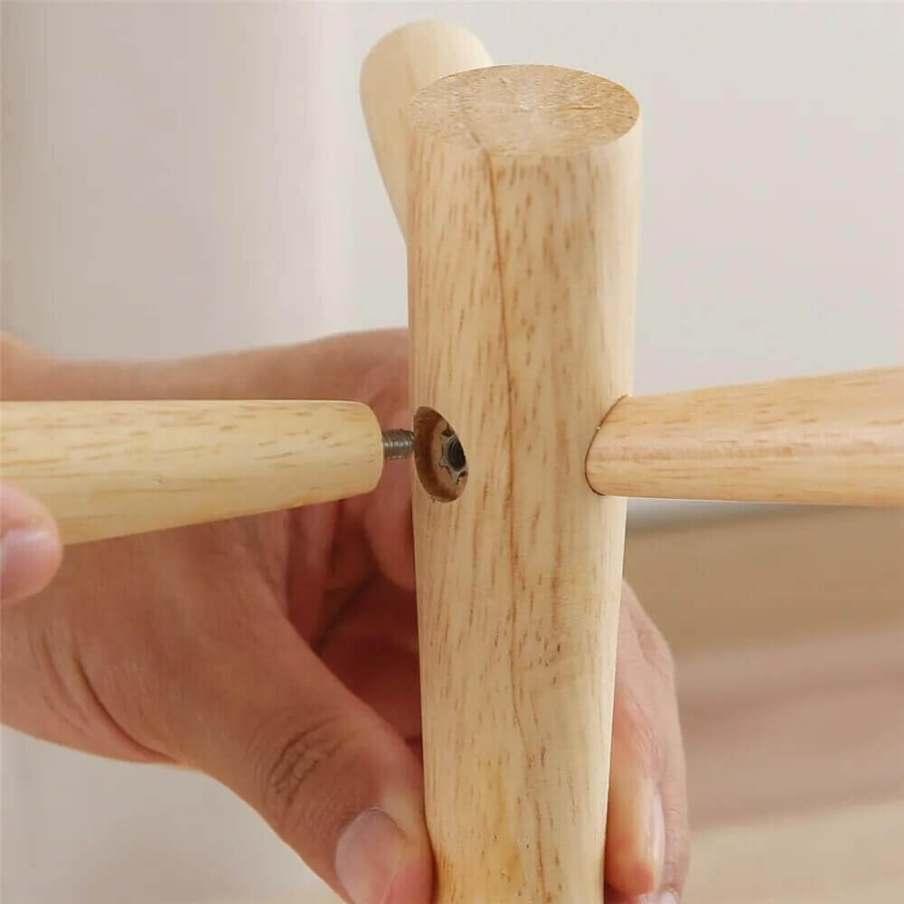 Sturdy Wooden Cup Holder: Cup Tree in Various Shapes + Colors