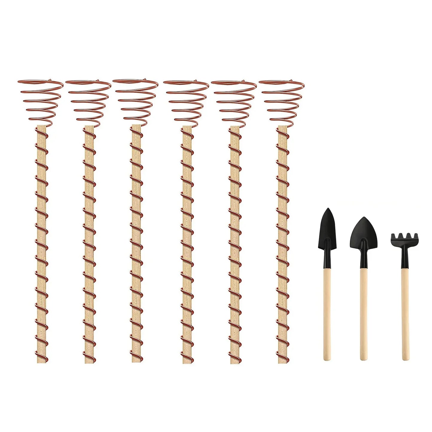BowLift | VerdoraFlux Electroculture Plant Antennas | Copper Growth Rods for Garden & Potted Plants | Promoting Plant Growth Without Fertilizer