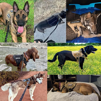 Skanto | KrachtGrip Dog Harness – Adjustable Tactical Harness for Training & Walks