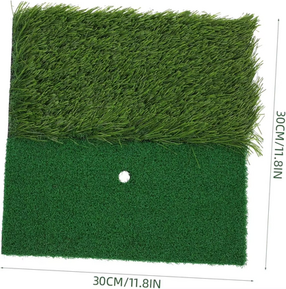 BowLift | Portable Golf Hitting Mat with Tee Hole for Backyard, Garage, and Indoor Practice