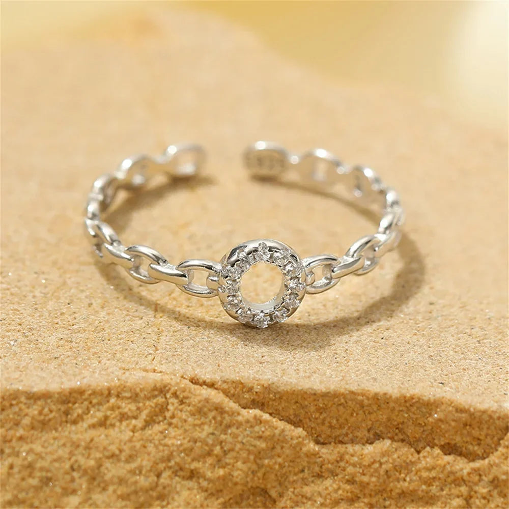 BowLift | Dainty Diamond Letter Initial Ring
