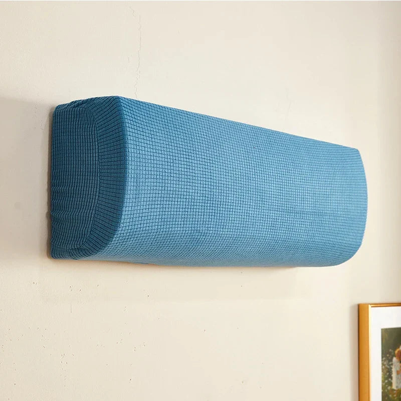 Skanto | Polar Fleece Air Conditioner Cover: Wall-Mounted Dustproof Protection, Easy-Clean Polyester AC Cover for Home Use