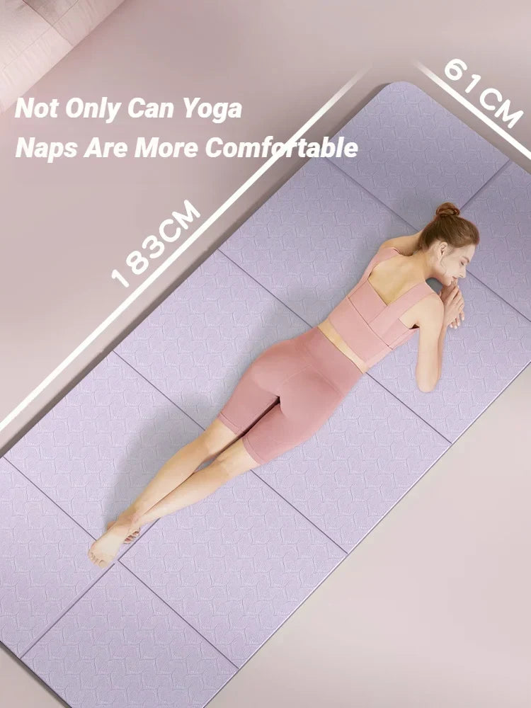 BowLift | YogaMat FlexFold | Foldable & Lightweight | Double-Sided Non-Slip | Eco-Friendly TPE