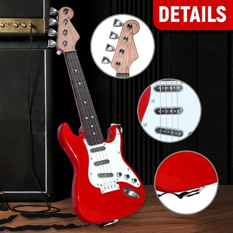 Skanto | 4-String Electric Guitar Toy for Kids - Portable Musical Instrument, Perfect Gift for Young Musicians