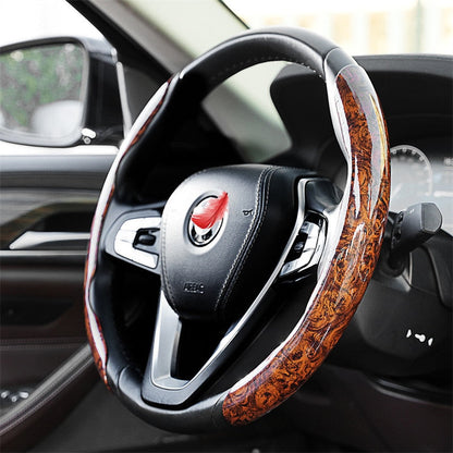 BowLift | Non-Slip Wood Grain Car Wheel Cover