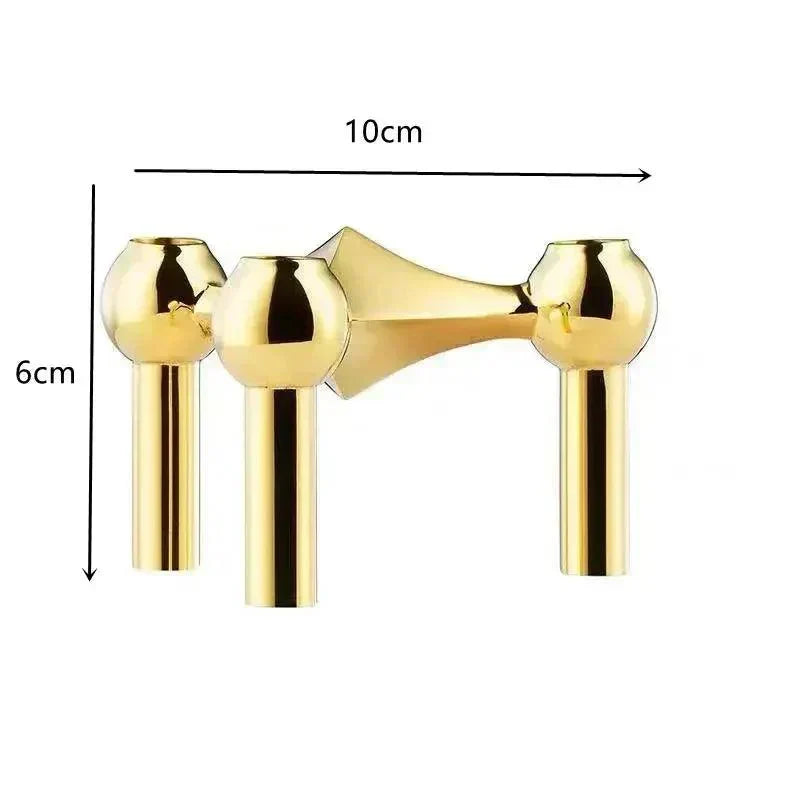 Sandsberg | Metal candle holder | Molecular Nordic design | Multiple colors