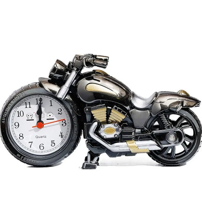 Vintage Motorcycle Bedside Alarm Clock | Brehn