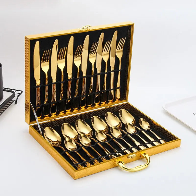 Skanto | Oraliu Gold Cutlery Set