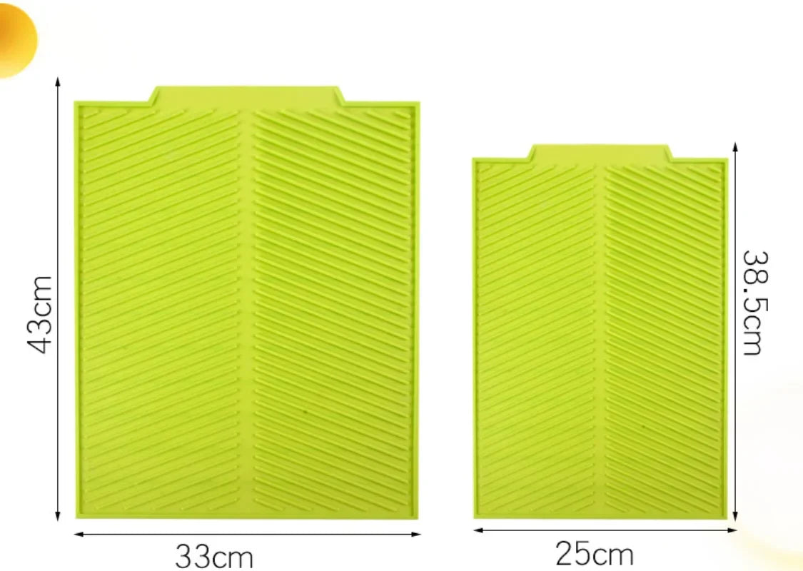 BowLift | Silidro Silicone Draining Mat Kitchen | Non-Slip & Heat Resistant | Drying Mat for Dishes, Pots & Glasses | Flexible & Easy to Clean