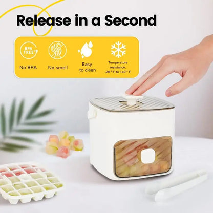 BowLift | Double Layer Ice Cube Maker With Lid