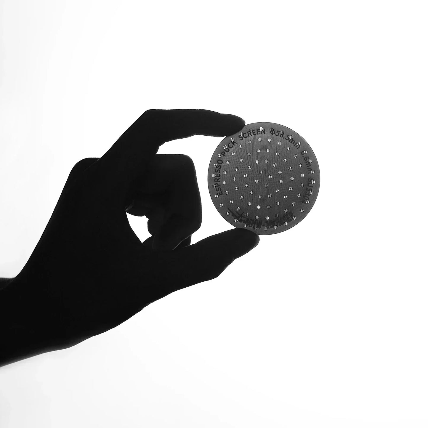 MHW-3BOMBER 51/53/58.5mm Espresso Puck Screen Double-Layer Metal Coffee Reusable Filter