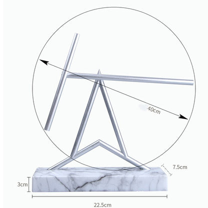 Infinite Loop Magnetic Pendulum Desktop Decor | Bowlift