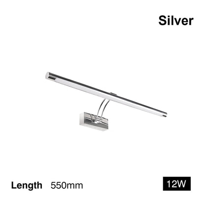 Skanto Skanto | 100cm-80 cm LED Wall Lamp - Modern Black/Silver Bathroom Wall Lighting, Indoor Picture Light