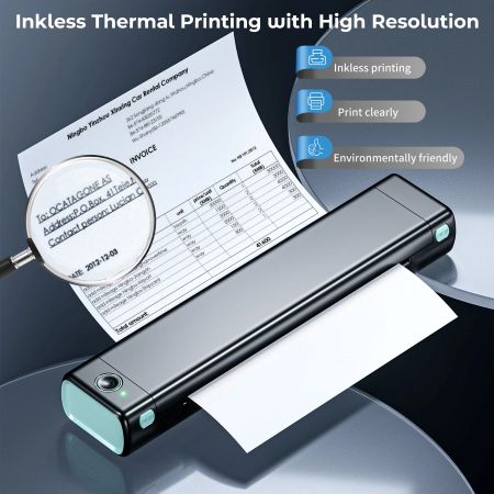 BowLift | Ultimate Wireless A4 Thermal Printer - Compatible with Android, iOS & Laptops