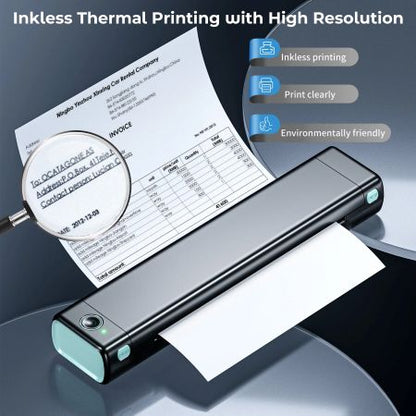 Skanto | Ultimate Wireless A4 Thermal Printer - Compatible with Android, iOS & Laptops