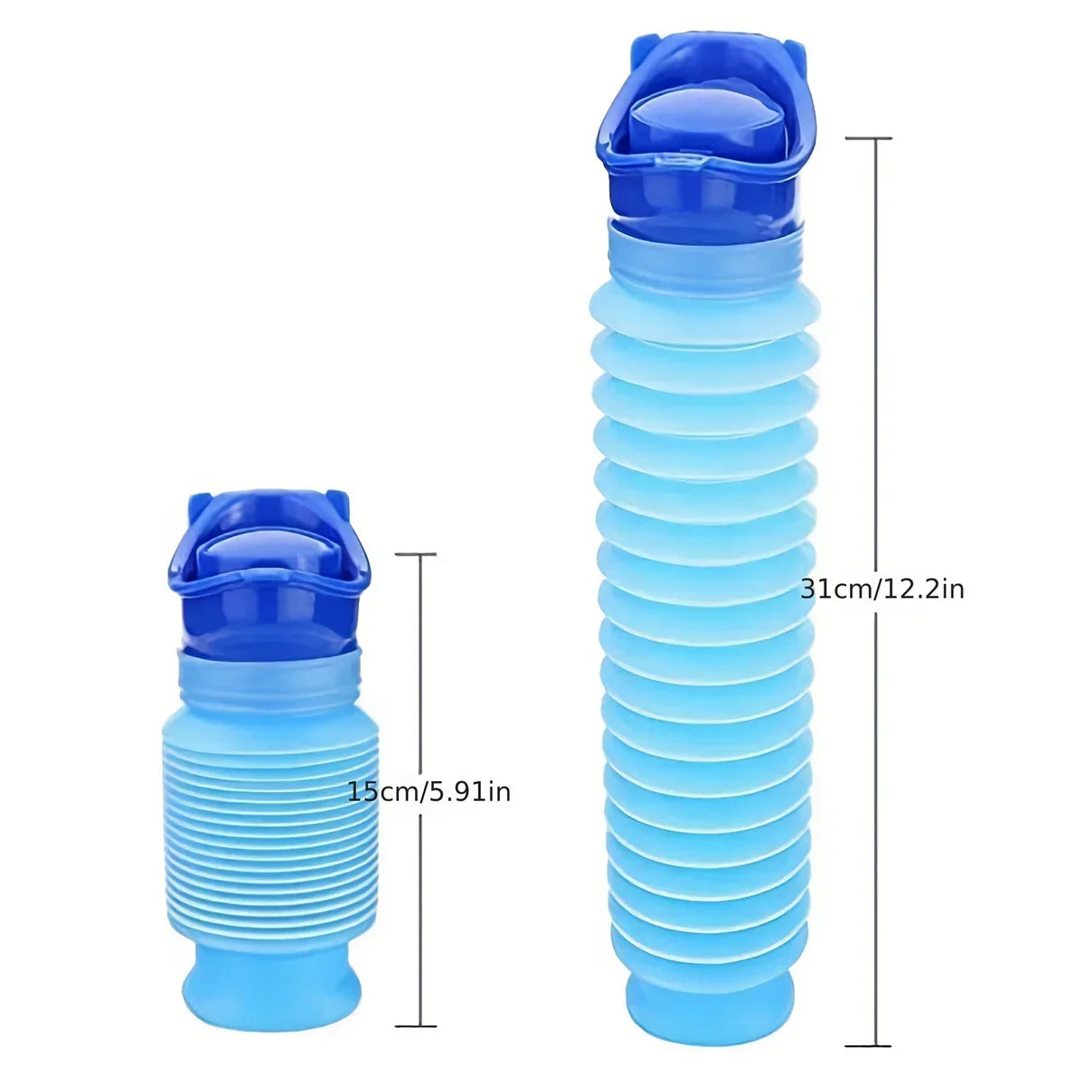 Skanto | Ansblue 750ML Portable Urinal - Foldable & Compact for Travel, Camping & Hiking, Suitable for Women, Men & Children