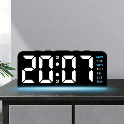 Modern LED All Week Display Night Lamp Alarm Clock | Bowlift