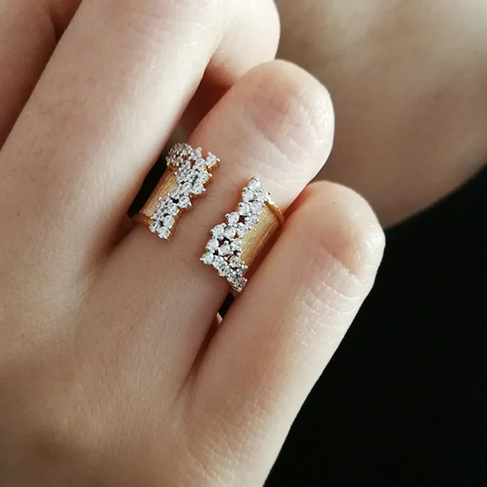 BowLift | Bold Diamond Sparkle Open Ring