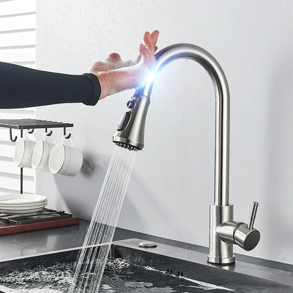 Skanto | Retractable Kitchen Faucet with Touch Control and Sensor Function