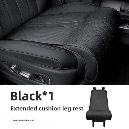 Skanto | Extended Car Seat Cushion with Leg Support | Ergonomic and Comfortable | PU Leather