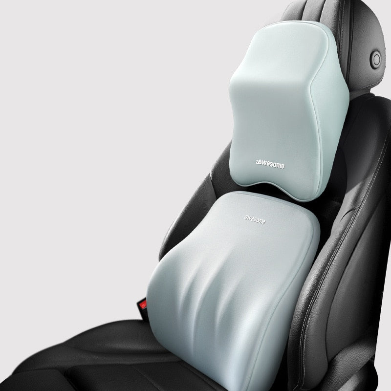 Skanto | ErgoDrive Car Support – Orthopedic Cushion for Neck & Back Pain Relief While Driving