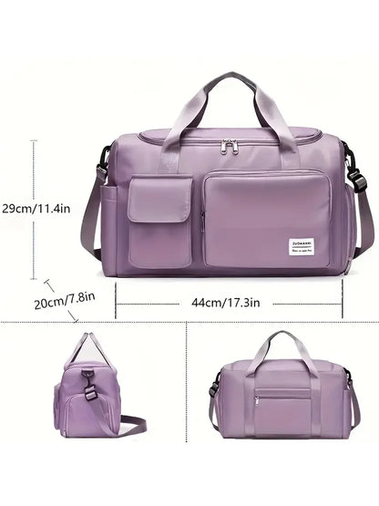 BowLift | Viontera Travel Bag Women | 35L Weekender with Shoe Compartment | Water Resistant & Flight Approved | Sport & Fitness Bag