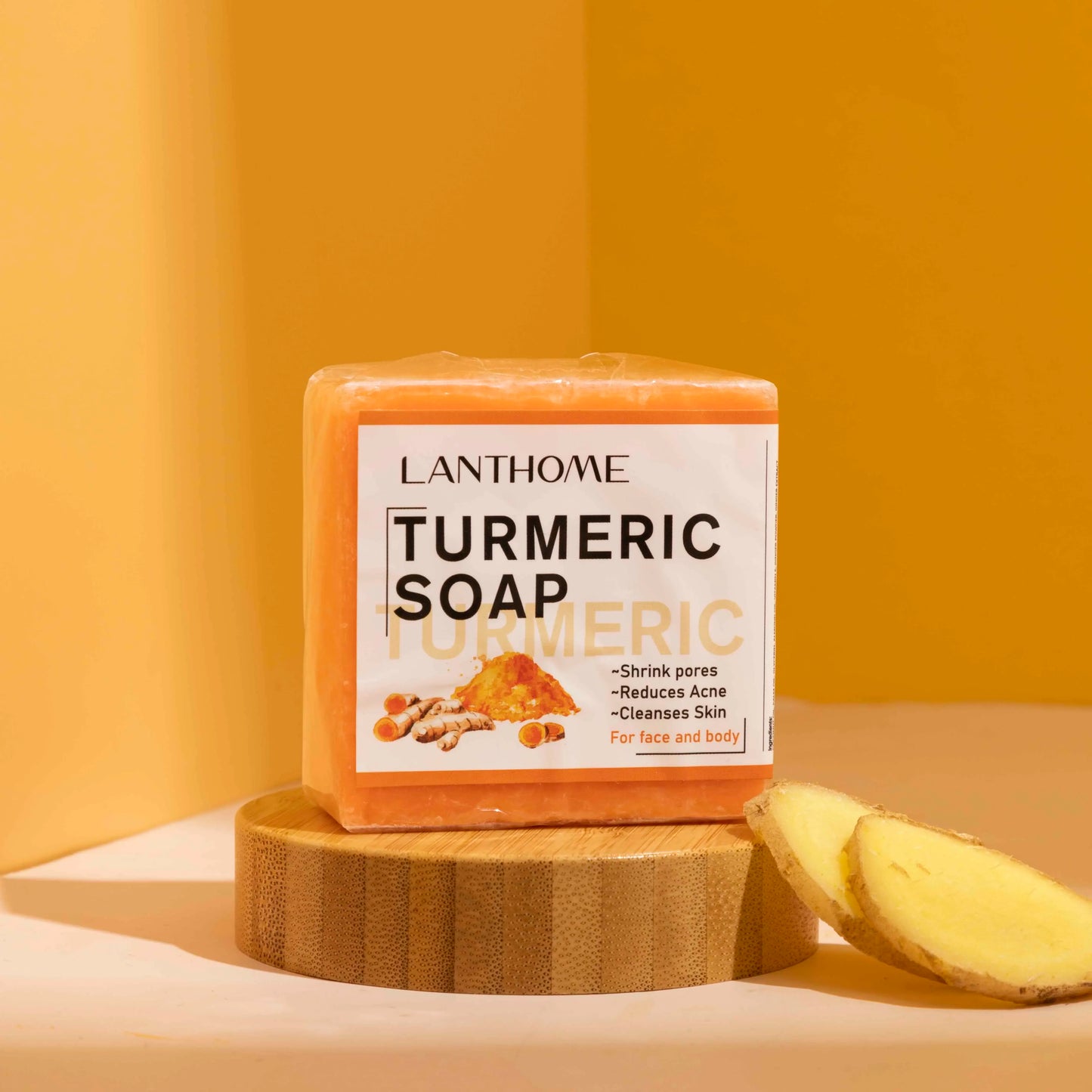 Sandsberg | Turmeric Soap Facial Cleansing Anti-Acne Removes Pimples Dark Spots