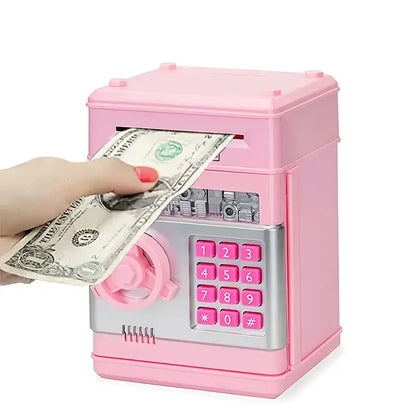 Skanto | Electronic Piggy Bank with Automatic Mini-Safe, Password Lock, and Coin Counter – The Ultimate Gift for Kids!