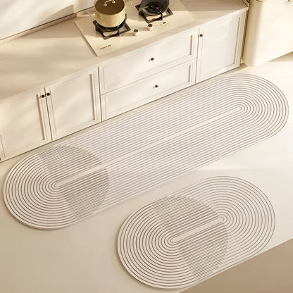 Skanto | AquaStone Diatomite Bath Mat – Ultra Absorbent, Non-Slip & Soft