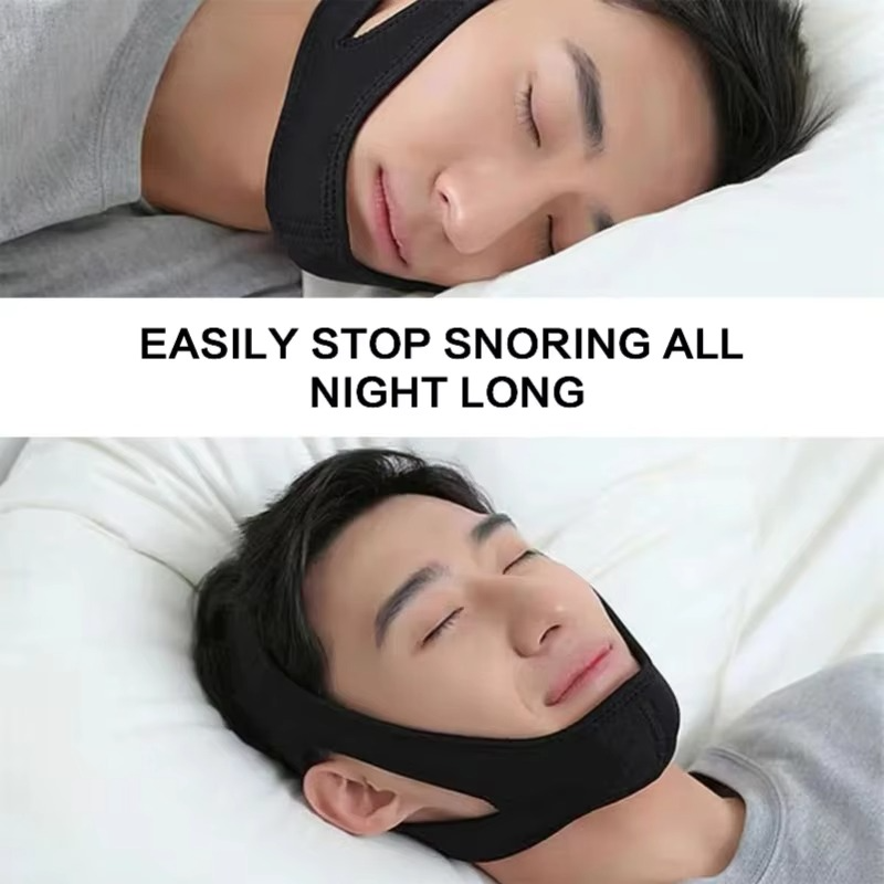 Skanto | Adjustable Anti-Snoring Chin Strap for Peaceful Sleep