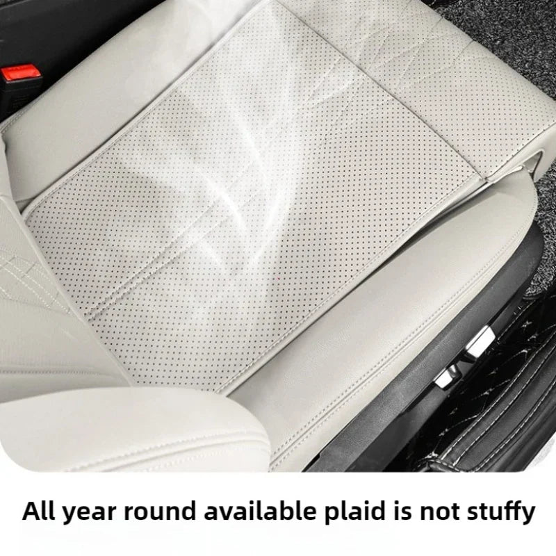 Skanto | Extended Car Seat Cushion with Leg Support | Ergonomic and Comfortable | PU Leather
