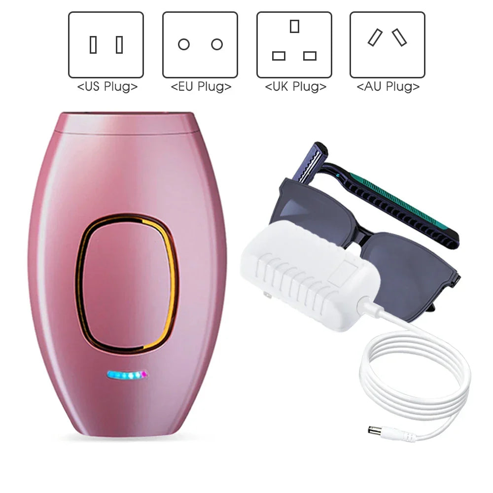 Sandsberg Bikini IPL 500.000 Flash Epilator Impulse Permanent Laser Epilator Painless For Women Hair Removal Home Use Devices