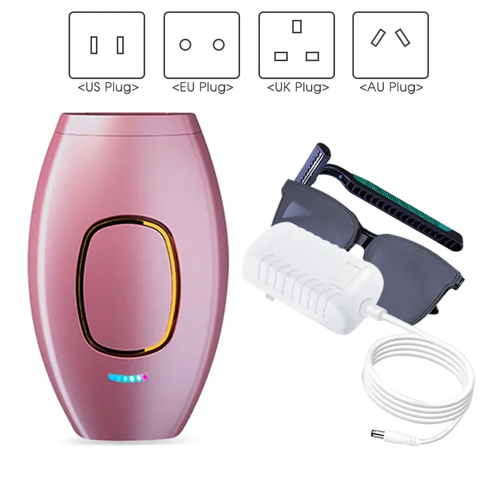Skanto | Bikini IPL 500,000 Flash Epilator Permanent Laser Hair Removal Painless for Women Home Use Devices