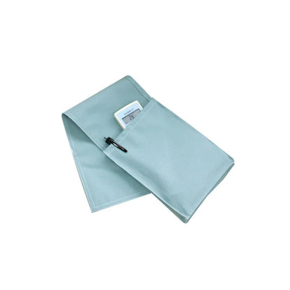 BowLift | Restivo Bed Organizer made of cotton linen | Hanging storage with pockets | For remote controls, books & accessories – approx. 30×20×10 cm